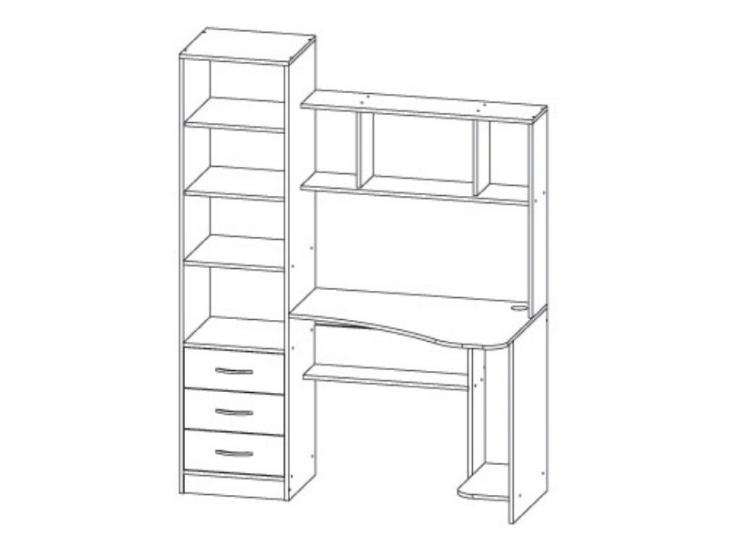 Стол компьютерный КС 18